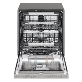 LG 60cm Quadwash Dishwasher Built In - Platinum Steel