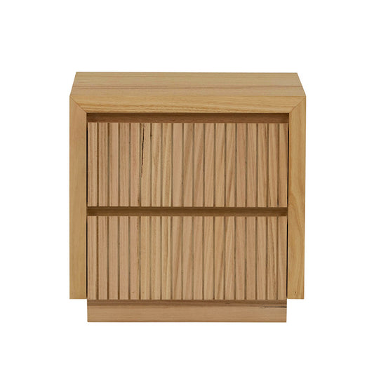 Madeline 2 Drawer Bedside Table - Mountain Ash Natural
