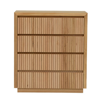 Madeline 4 Drawer Tallboy - Mountain Ash Natural