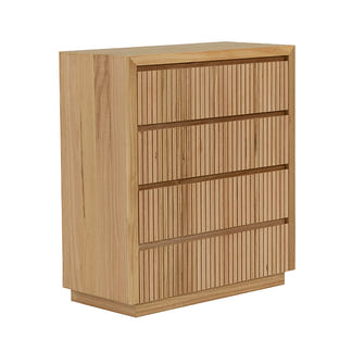 Madeline 4 Drawer Tallboy - Mountain Ash Natural