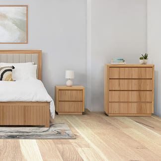 Madeline 4 Drawer Tallboy - Mountain Ash Natural