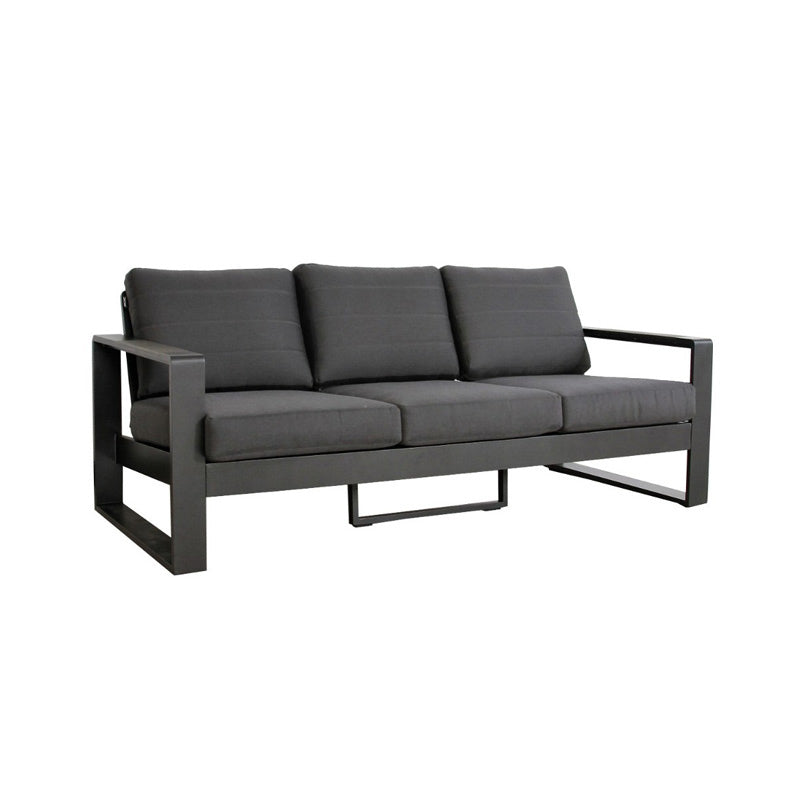 Maderia 5 Piece Outdoor Lounge/Dining Set - Charcoal/Dark Grey