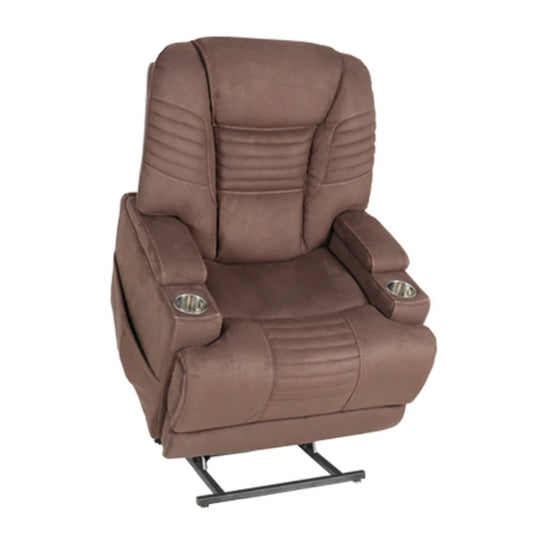 Theorem Marcos Lift & Recline Fabric Armchair - Fudge
