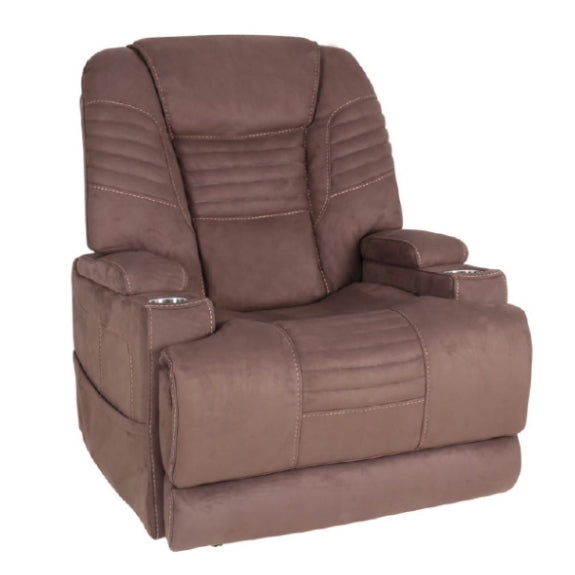 Theorem Marcos Lift & Recline Fabric Armchair - Fudge