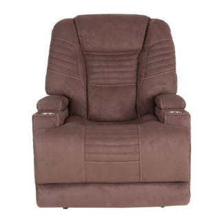 Theorem Marcos Lift & Recline Fabric Armchair - Fudge