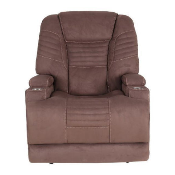 Theorem Marcos Lift & Recline Fabric Armchair - Fudge