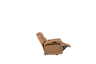 Matrix Electric Recliner Fabric Armchair - Tan