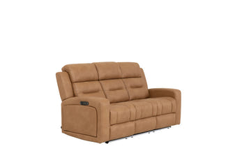 Matrix 3 Seater Electric Recliner Sofa - Tan