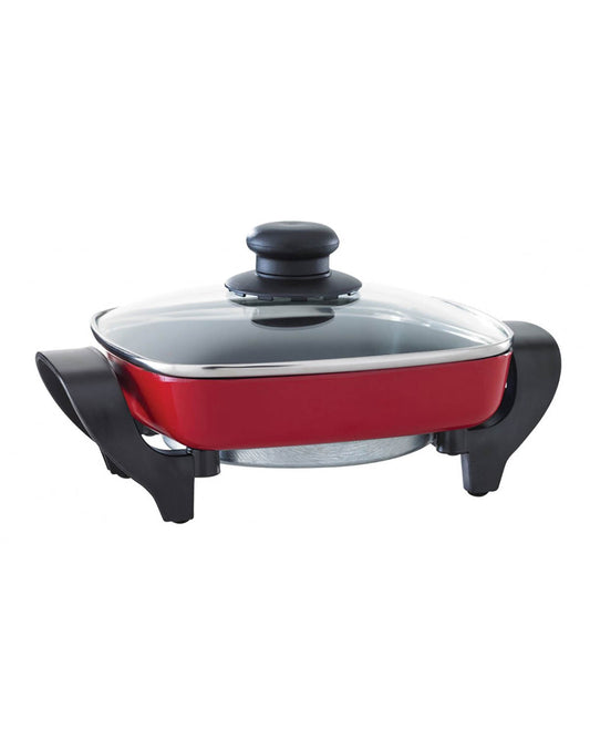 Maxim KitchenPro 20cm Mini Electric Frypan - Red