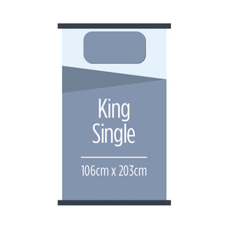 AVANTE MediFlex Hybrid King Single Mattress - Medium