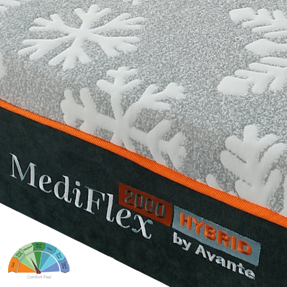AVANTE MediFlex Hybrid Long Double Mattress - Medium