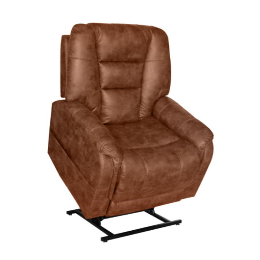 Theorem Mercer Lift & Recline Fabric Armchair - Saddle