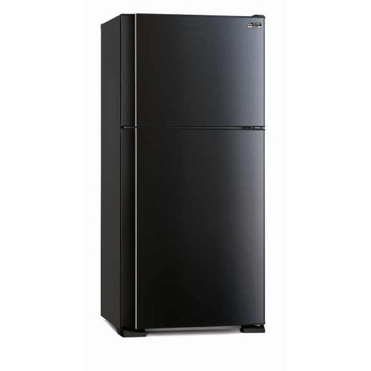 Mitsubishi Electric 458L Top Mount Fridge - Shiny Black