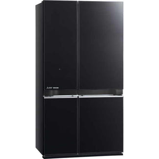 Mitsubishi Electric 635L Quad Door Fridge Freezer - Black