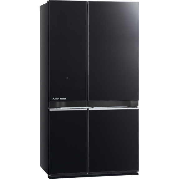 Mitsubishi Electric 635L Quad Door Fridge Freezer - Black