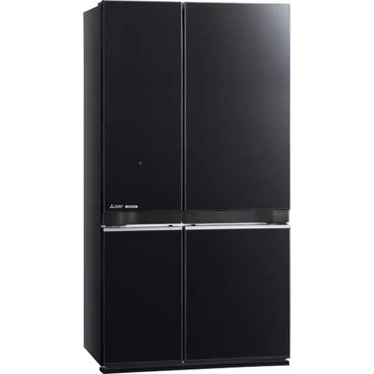 Mitsubishi Electric 635L Quad Door Fridge Freezer - Black