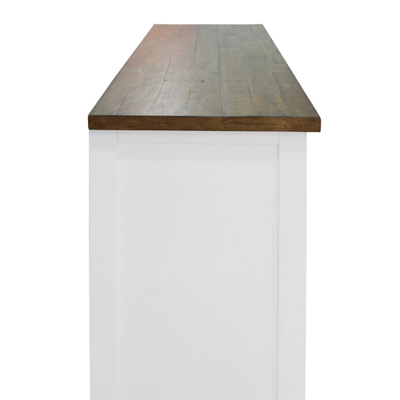 Montreal 1650mm Timber Buffet - Oak/White