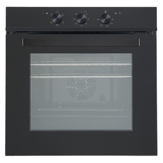 Norj 60cm Built-In Oven with 5 Functions - Black