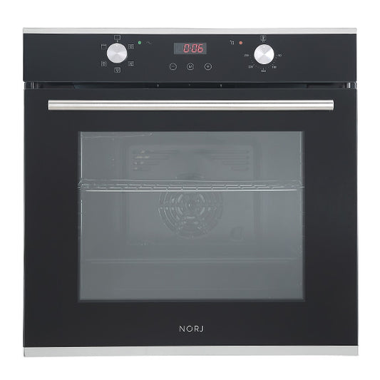 Norj 60cm Built-In Oven with 5 Functions - Black
