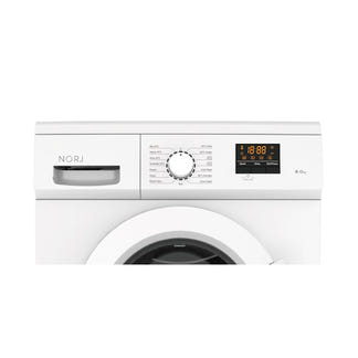 NORJ 8kg Front Load Washer - White
