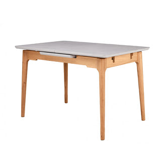 Norway 140-180cm Extension Dining Table - Light Grey/Oak