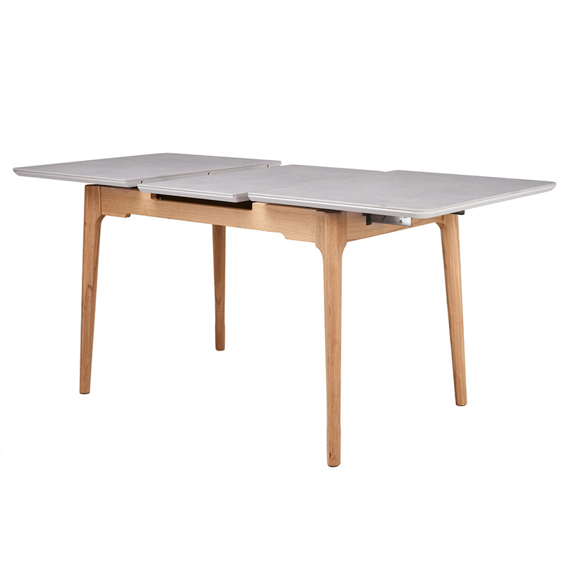Norway 140-180cm Extension Dining Table - Light Grey/Oak
