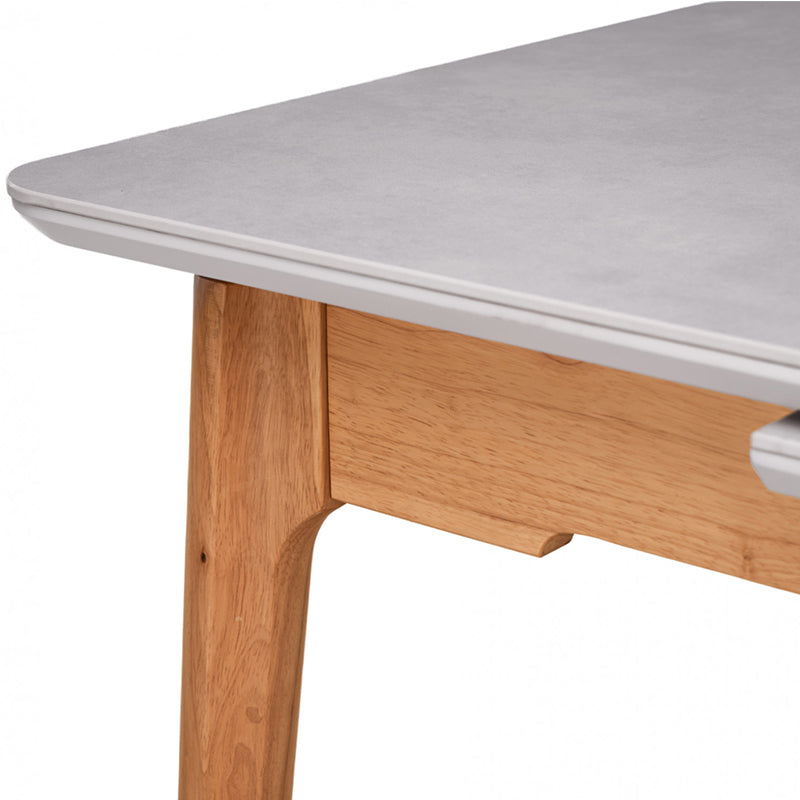 Norway 140-180cm Extension Dining Table - Light Grey/Oak