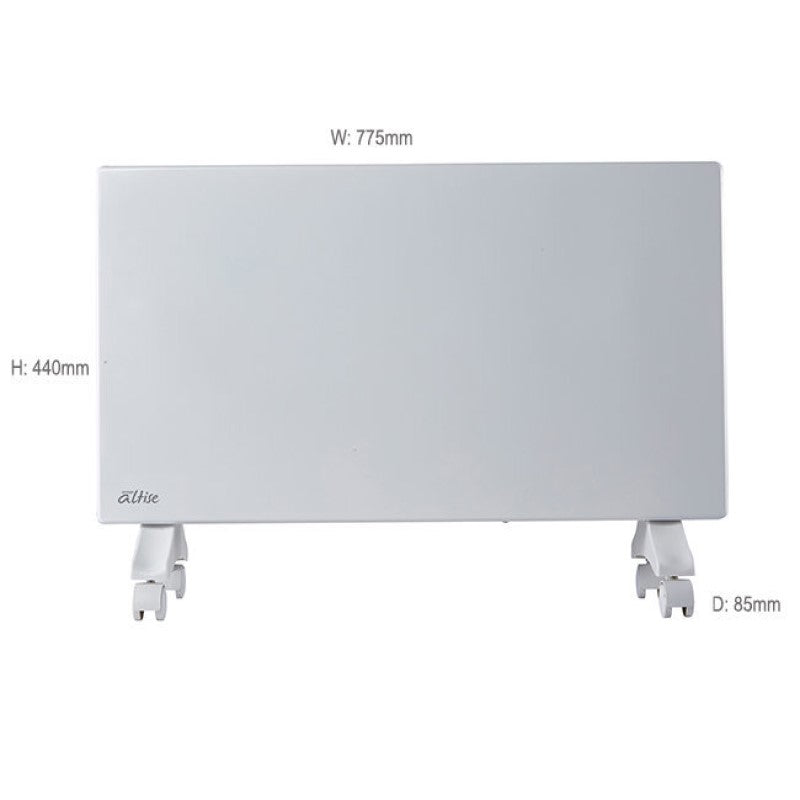Omega Altise 2000W Panel Convector Heater - White