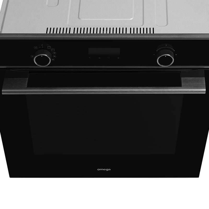 Omega 60cm Built-In Oven with 11 Functions - Black