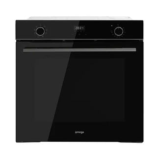 Omega 60cm Built-In Oven with 8 Functions - Black