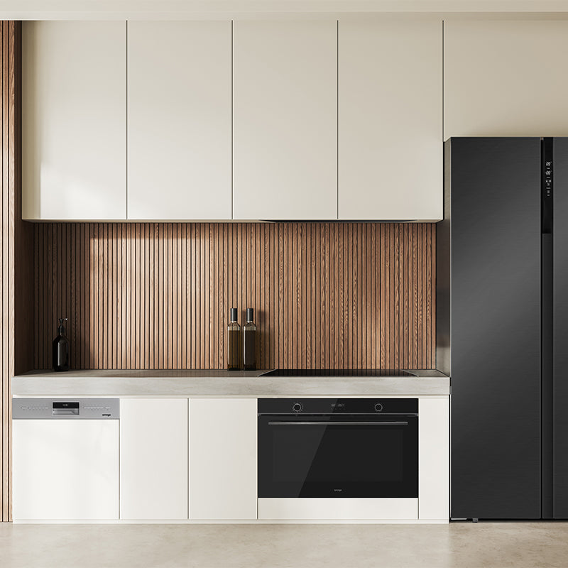 Omega 90cm 11 Function Built in Oven with Airfry - Midnight