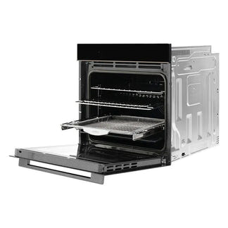 Omega 60cm Pyrolytic Built-In Oven with 16 Functions - Midnight Black