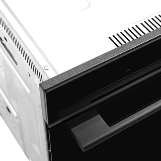 Omega 60cm Pyrolytic Built-In Oven with 16 Functions - Midnight Black
