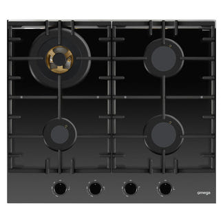 Omega 60cm Gas on Glass Cooktop with Woke Burner