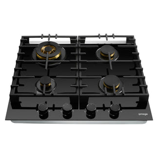 Omega 60cm Gas on Glass Cooktop with Woke Burner