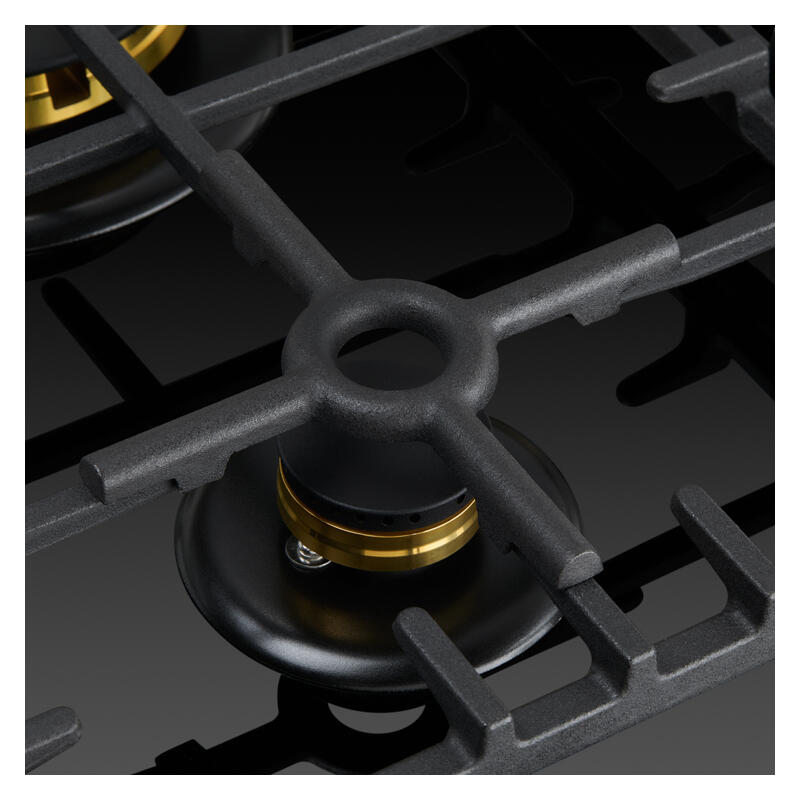 Omega 60cm Gas on Glass Cooktop with Woke Burner