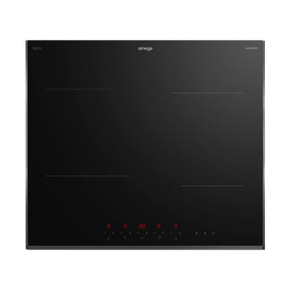 Omega 60cm 4 Zone Induction Cooktop with Power Phasing - Black Glass