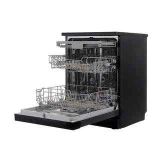 Omega 60cm Freestanding Dishwasher - Black Stainless Steel