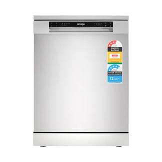 Omega 60cm Freestanding Dishwasher - Stainless Steel