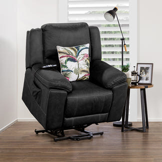 Oregon Fabric Lift Chair - Jet