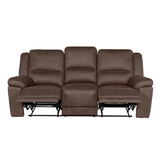 Oregon 3 Seater Fabric Recliner - Graphite