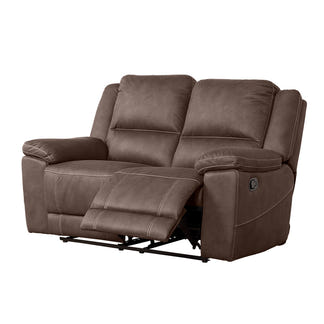 Oregon 2 Seater Fabric Recliner - Graphite