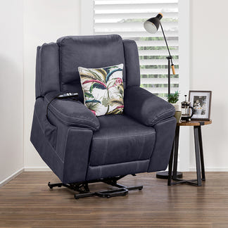 Oregon Fabric Lift Chair - Navy