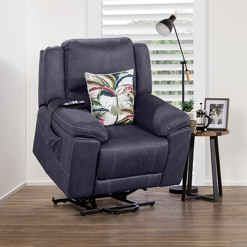 Oregon Fabric Lift Chair - Navy