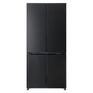 Panasonic 482L Style + Slimline Quad Door Refrigerator, Non Plumbed with Ice - Black