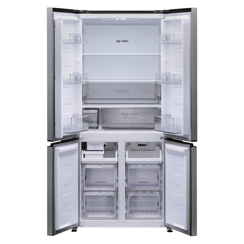 Panasonic Style + Slimline Quad Door Refrigerator, Non-Plumbed - Silver