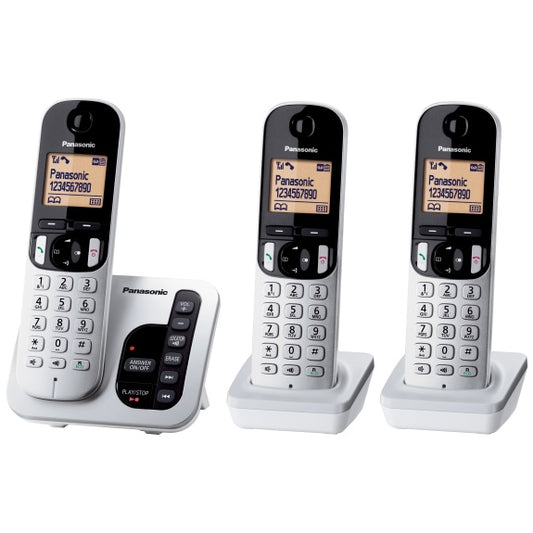 Panasonic Cordless Telephone Speakerphone, Caller Id - 3PK