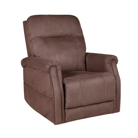 Theorem Pembroke Lift & Recline Fabric Armchair - Fudge