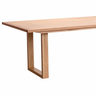 Perisher 240cm Timber Dining Table - Natural