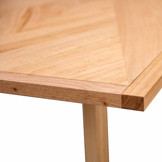 Perisher 190cm Timber Dining Table - Natural